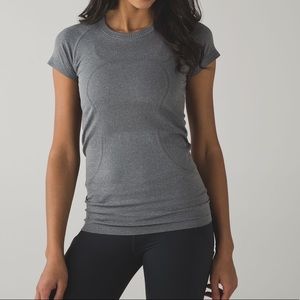 Lululemon Grey Short Sleeve Swiftly